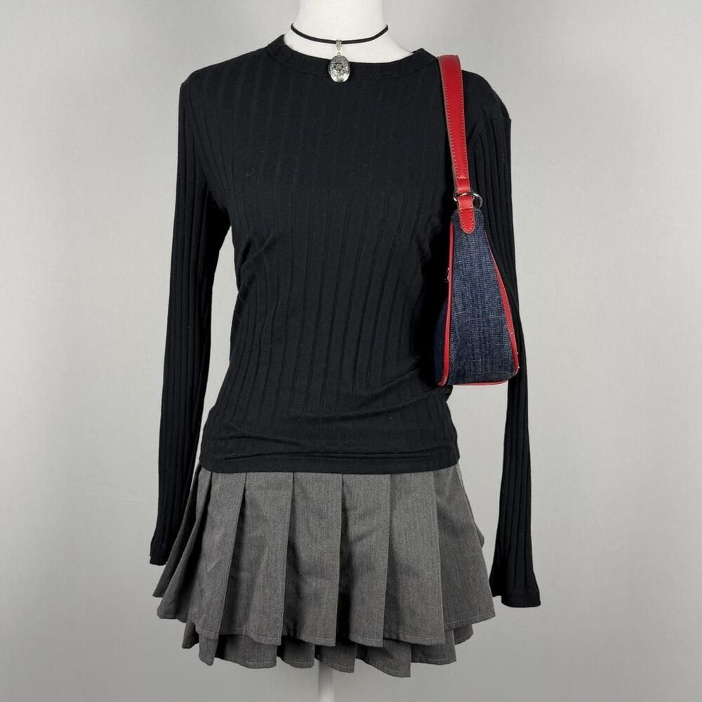 Cider Women's Black and Grey Skirt